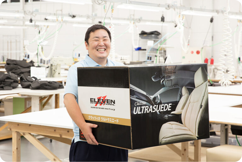 ヘッドレストの穴あけ加工済み
